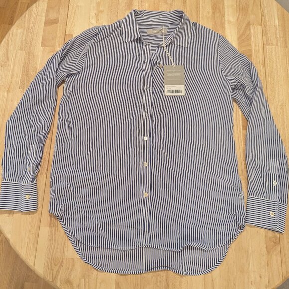 Everlane - Clean Silk Relaxed Shirt - Size 4 NWT - Picture 4 of 5